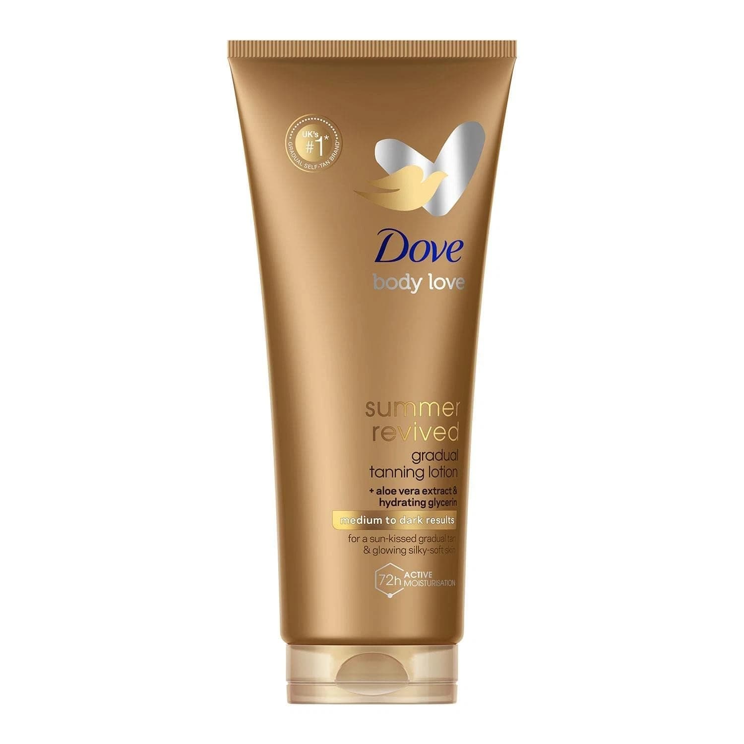 Dove Body Love Summer Revived Gradual Tanning Lotion- Medium to Dark 200ml