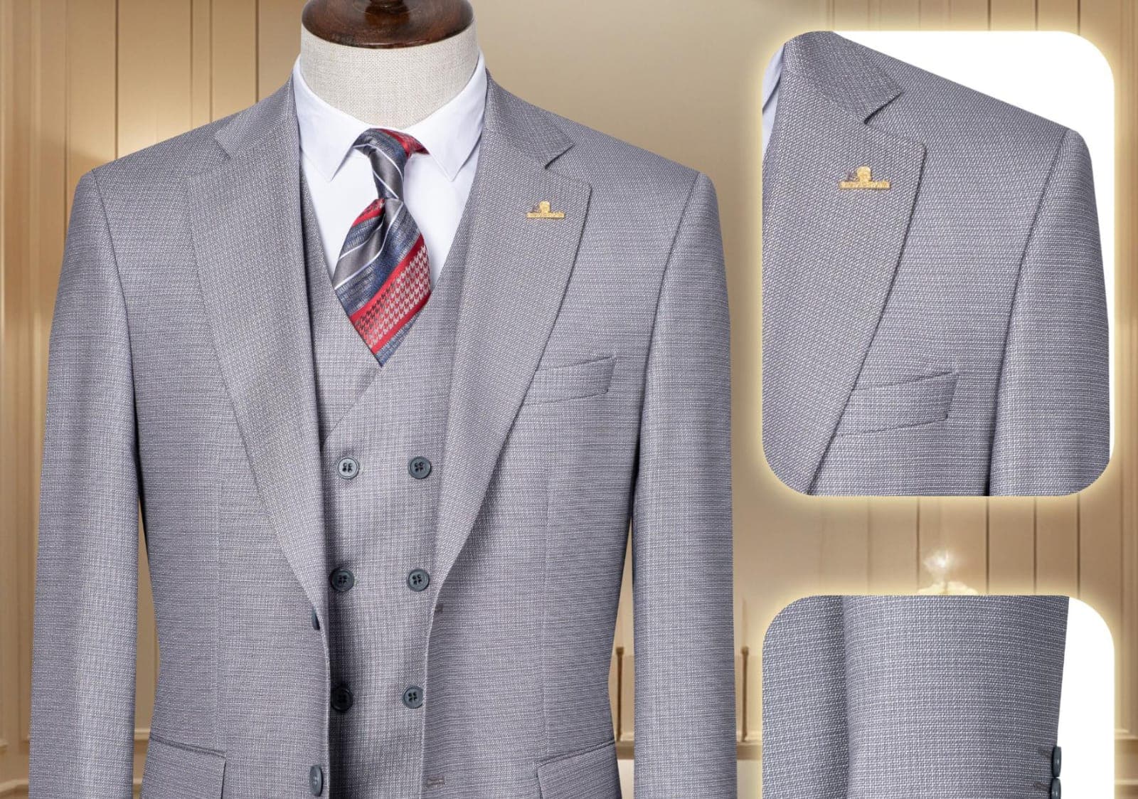 Turkish premium quality 3piece suit-(size 46-58) gallery 6